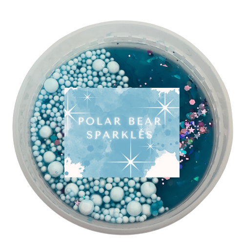 Polar Bear Sprinkles Slime