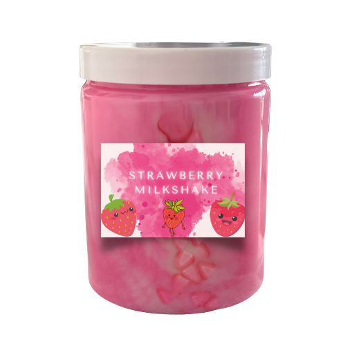 Strawberry Milkshake Slime